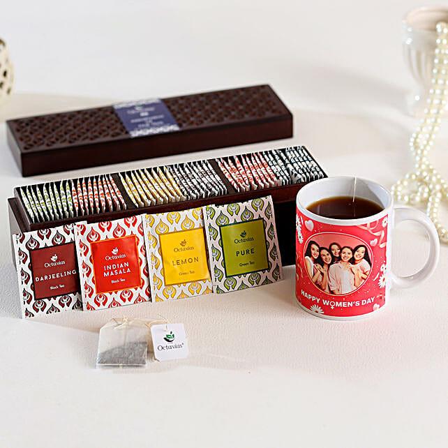 Buy/Send Tea Bags & Personalised Mug Combo Online FNP