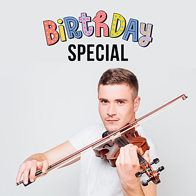 Birthday Special Violinist on Video Call 10 15 Mins