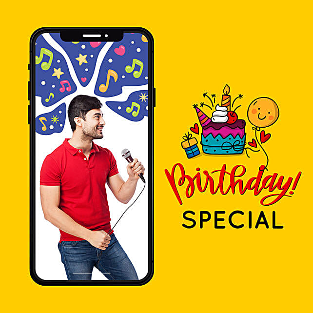 Buy Send Birthday Songs On Video Call 10 15 Mins Online Ferns N Petals