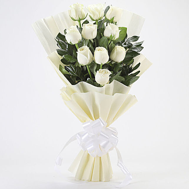 flower bouquet white