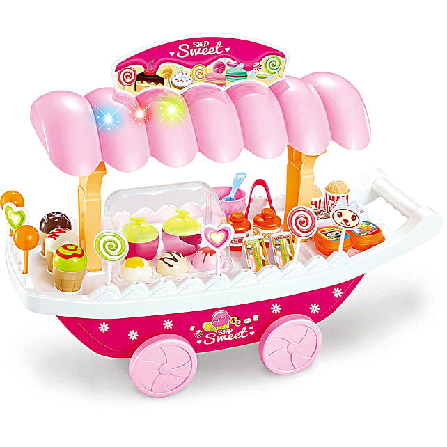 Buy/Send Ice Cream Sweet Shopping Cart with Lights and Music Online FNP