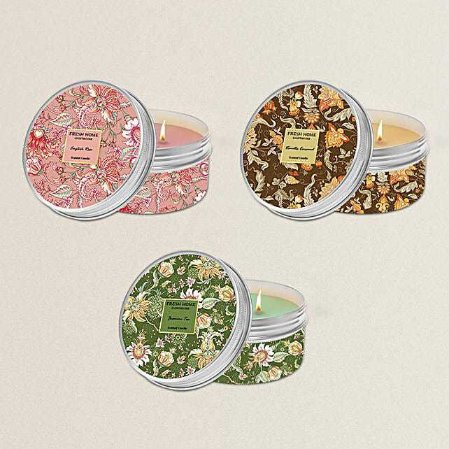 Buy/Send Tin Scented Candles Assorted Aromas Online FNP