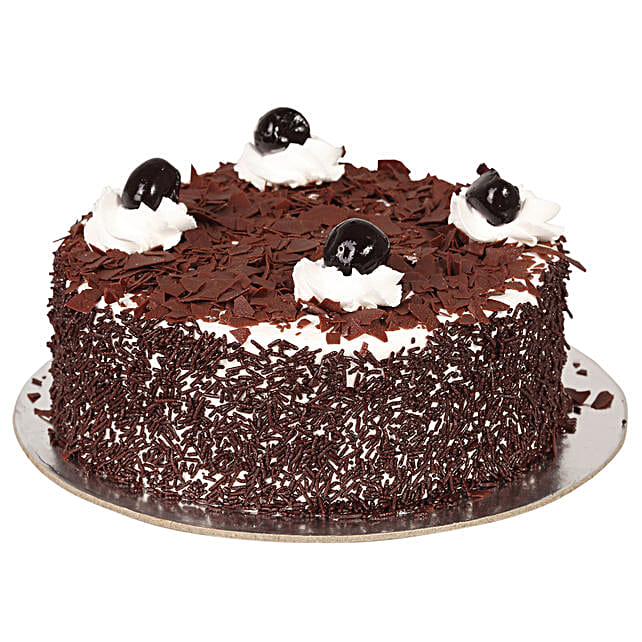 Buy Send Yummy Black Forest Treat Cake 1 Kg Online Ferns N Petals