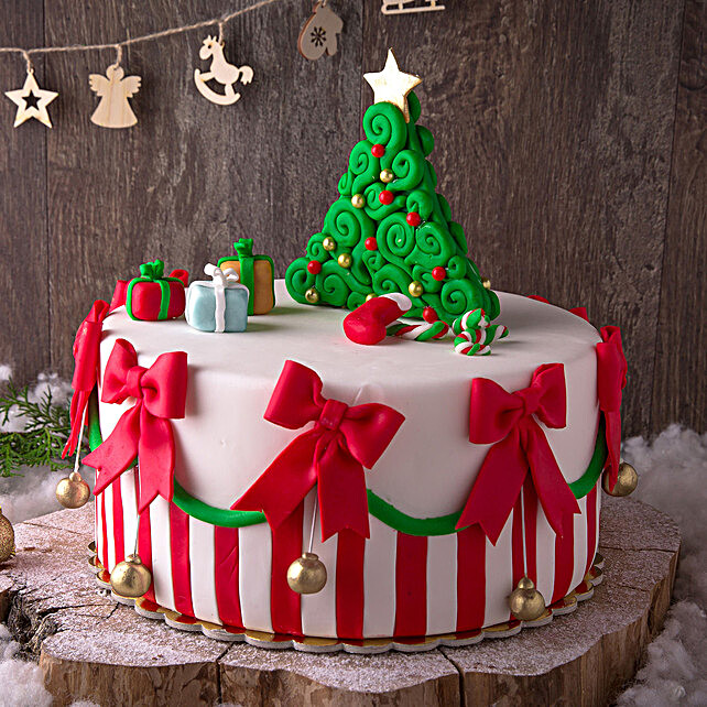 Buy Send Christmas Special Truffle Cake 1 Kg Online Ferns N Petals