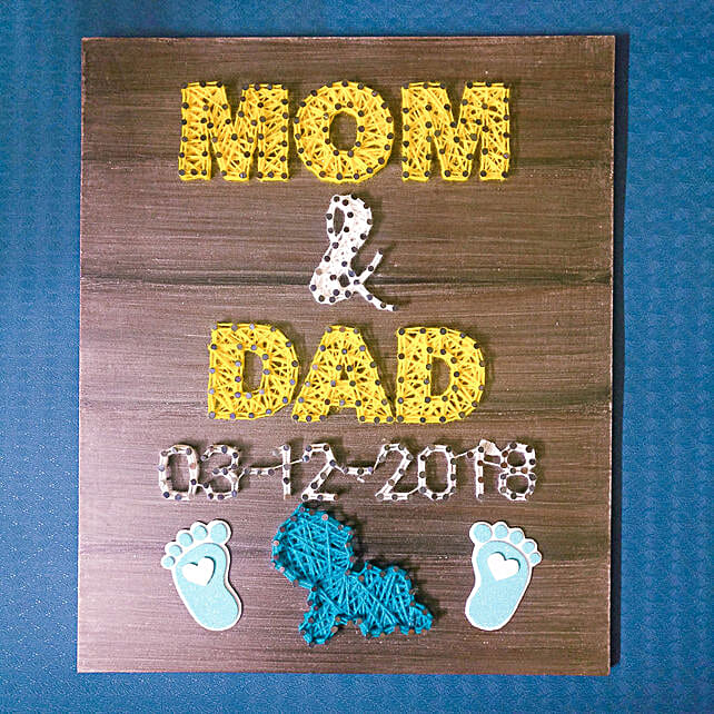Buy/Send New born baby String Art Online- FNP