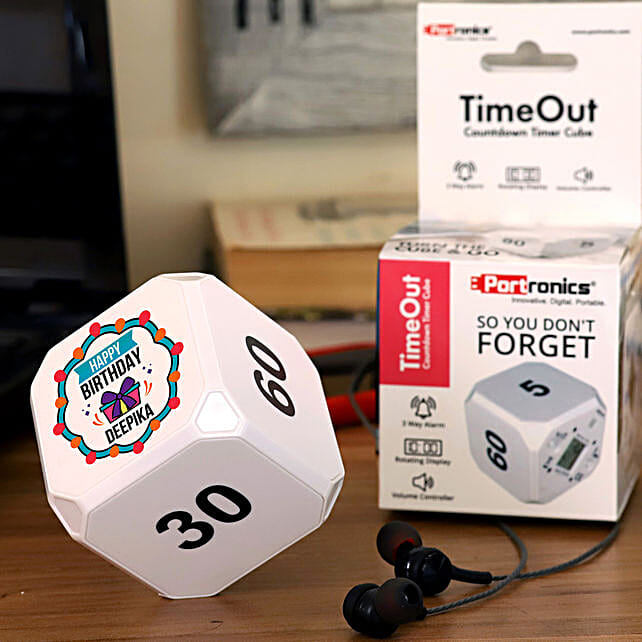 Buy/Send Portronics Timeout Count Down Timer Cube Online FNP