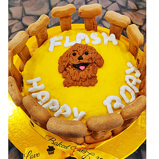 golden retriever cake