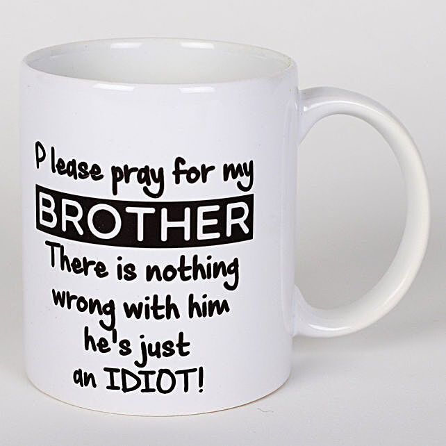 I Love Working With Idiots Printed Mug 