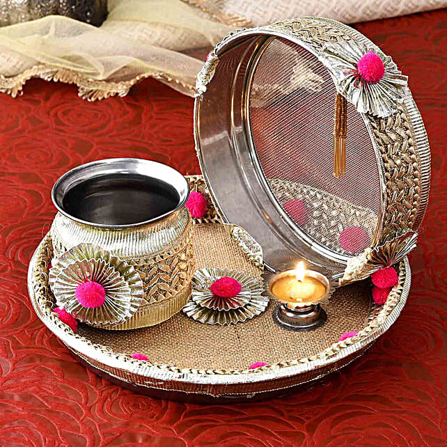 karwa chauth pooja thali online
