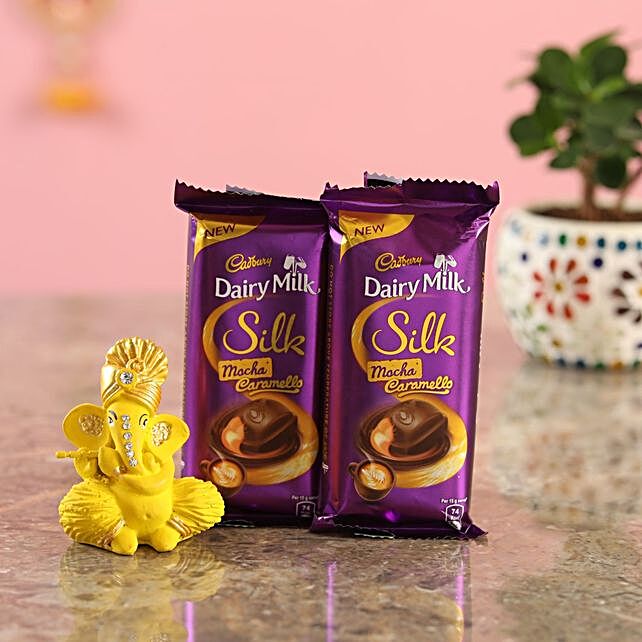 Buy/Send Cadbury Chocolates & Ganesha Idol Combo Online- FNP