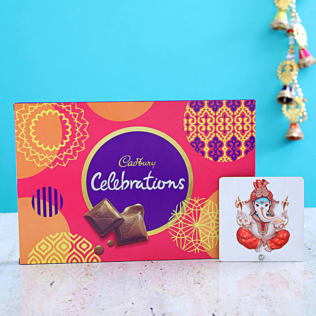 Buy/Send Ganesha Table Top & Cadbury Celebrations- C Online- FNP