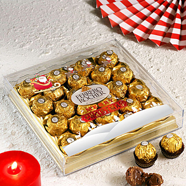 Buy/Send Snowy Christmas 24 Pcs Ferrero Rocher Box Online- FNP