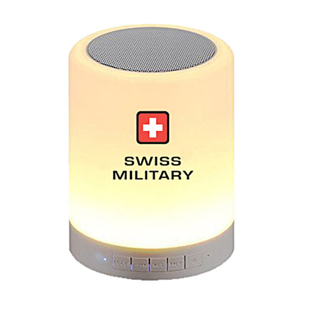 swiss military bluetooth speaker with lamp