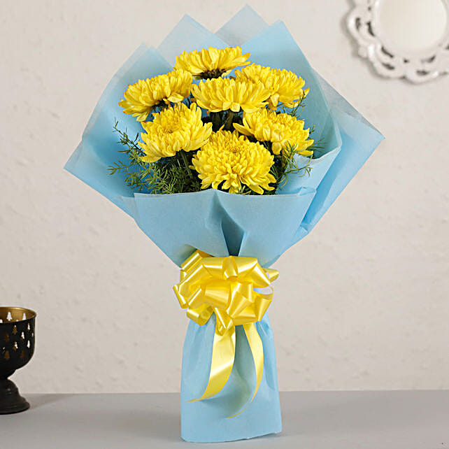 Buy/Send Bright Sunny Chrysanthemums Online FNP