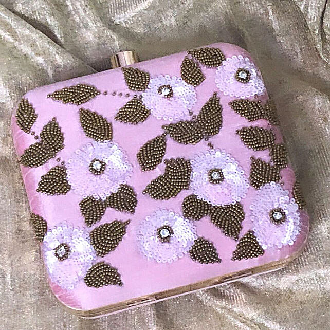 Buy Send Baby Pink Clutch Bag Online FNP buy-send-baby-pink-clutch-bag-online-fnp