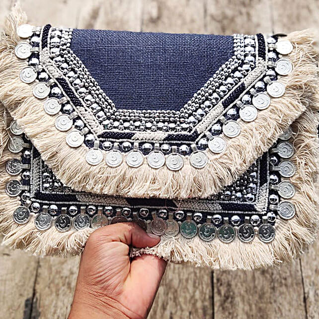 Hot Blue Clutch Bag - Nart main image 1
