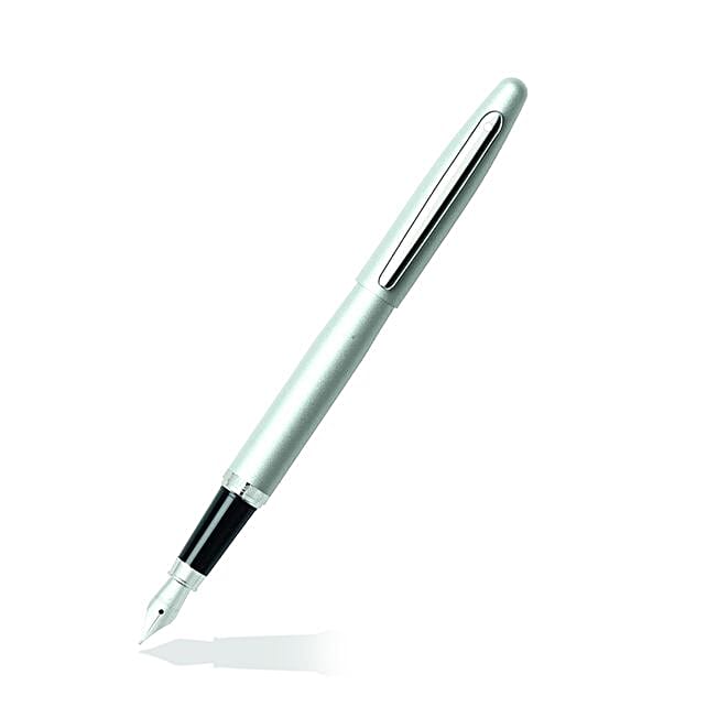 Buy/Send Sheaffer 9400 VFM Fountain Pen Medium – Silver Online- FNP