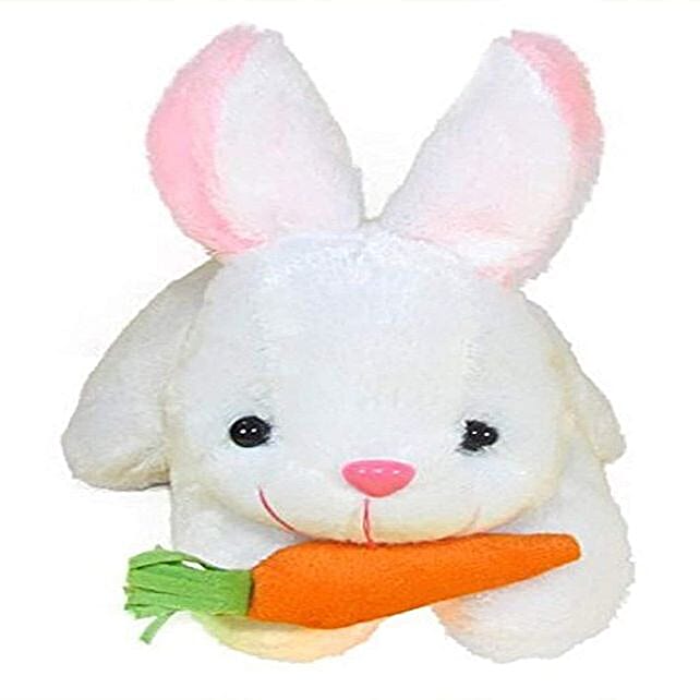Buy/Send Rabbit With Carrot Stuffed Soft Toy Online FNP