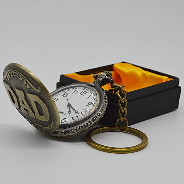 Buy/Send Antique Pocket Watch & Keychain Dad Online FNP