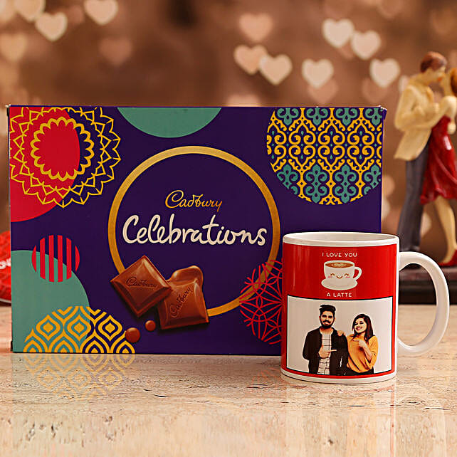 Buy Send Personalised Couple Photo White Mug With Cadbury Celebrations buy-send-personalised-couple-photo-white-mug-with-cadbury-celebrations