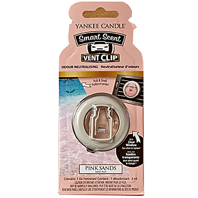 Buy/Send Yankee Candle Pink Sands Smart Scent Vent Clip Online- FNP