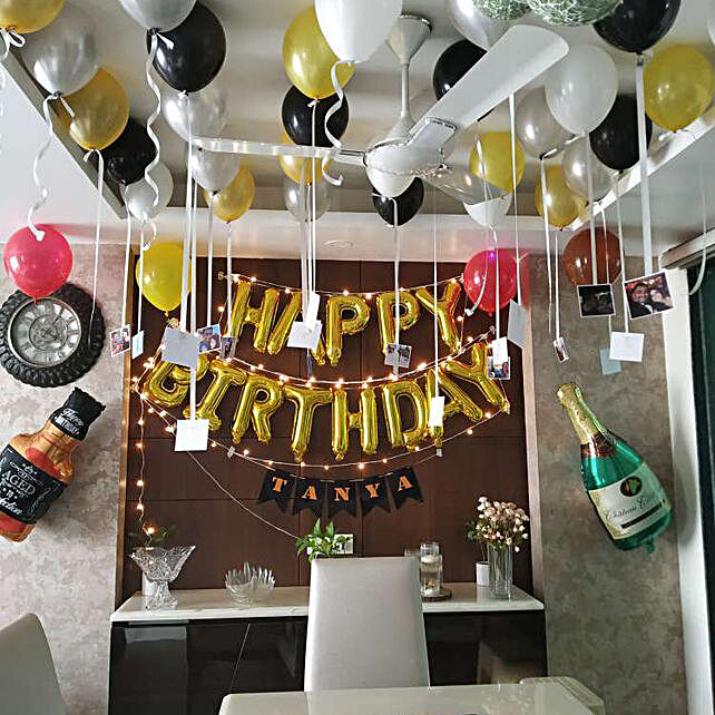 restaurant decoration for birthday