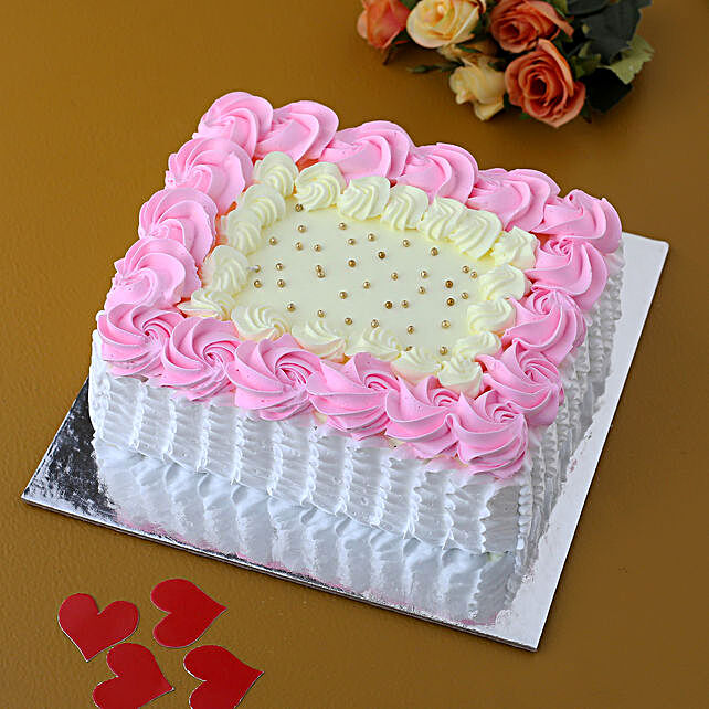 Buy Send Pastel Floral Love Vanilla Cake 2 Kg Online Ferns N Petals