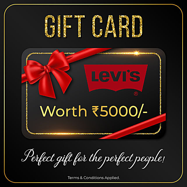 Buy/Send Levis Gift Card- 5000 Rs Online- FNP