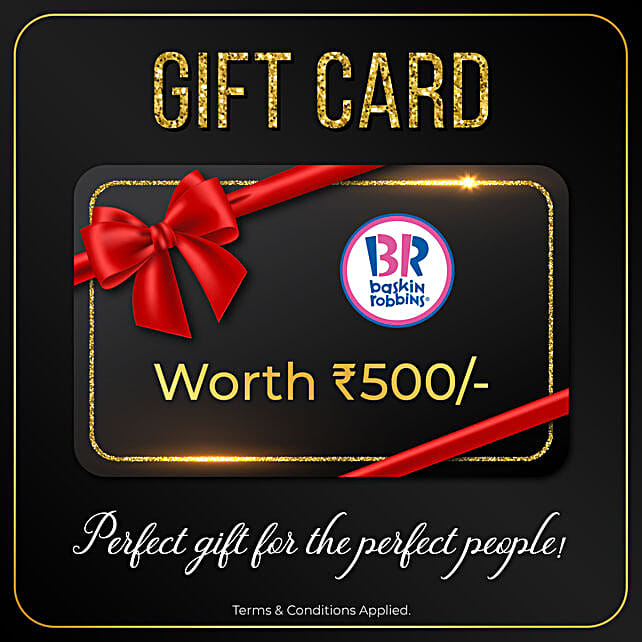 Buy/Send Baskin Robbins Gift Card 500 Rs Online FNP