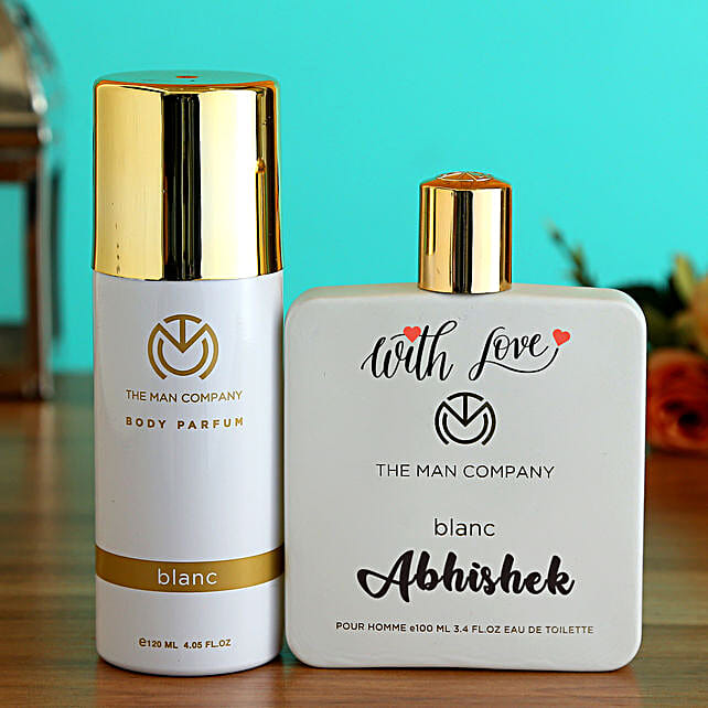 Buy/Send Personalised The Man Company Perfume N EDT Set Online FNP