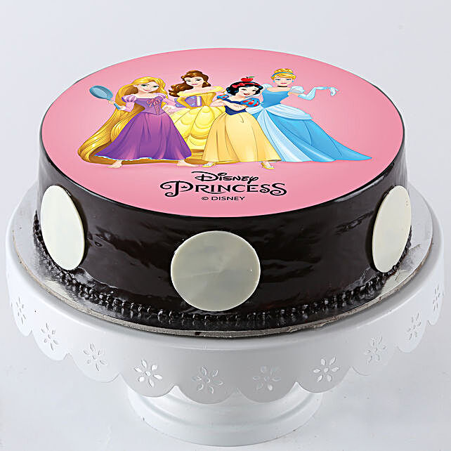 Buy Send Disney Princess Photo Cake Half Kg Eggless Online Ferns N Petals