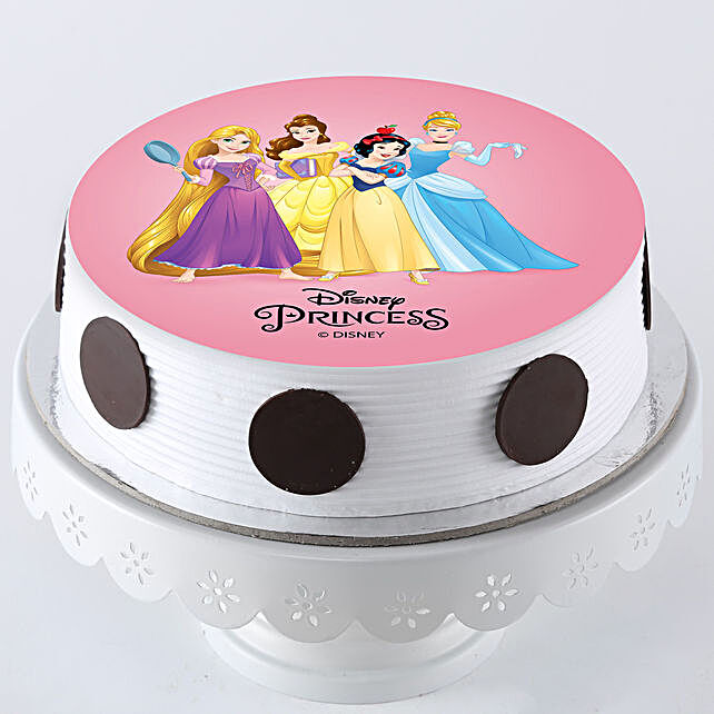 Buy Send Disney Princess Pineapple Photo Cake Half Kg Online Ferns N Petals