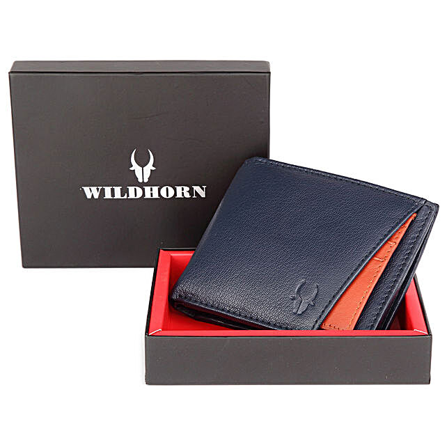 Buy/Send Wildhorn Classic Wallet- Blue Online- FNP