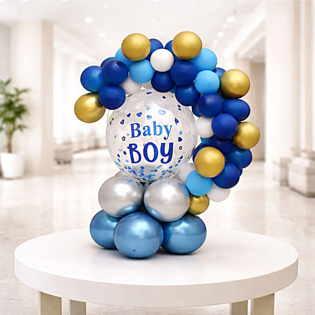 Buy/Send Beautiful Baby Boy Balloon Bouquet Online FNP