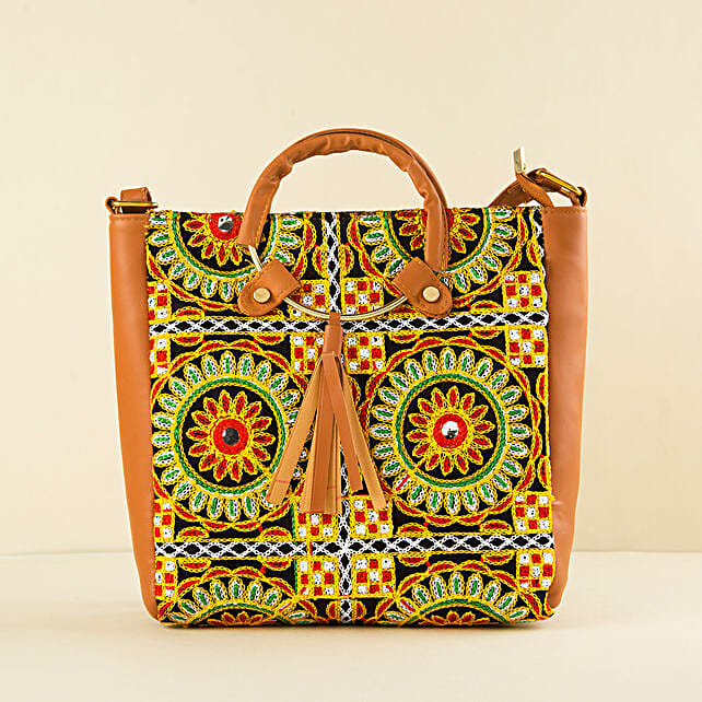 Buy/Send Embroidered Quirky Tote Bag Online FNP