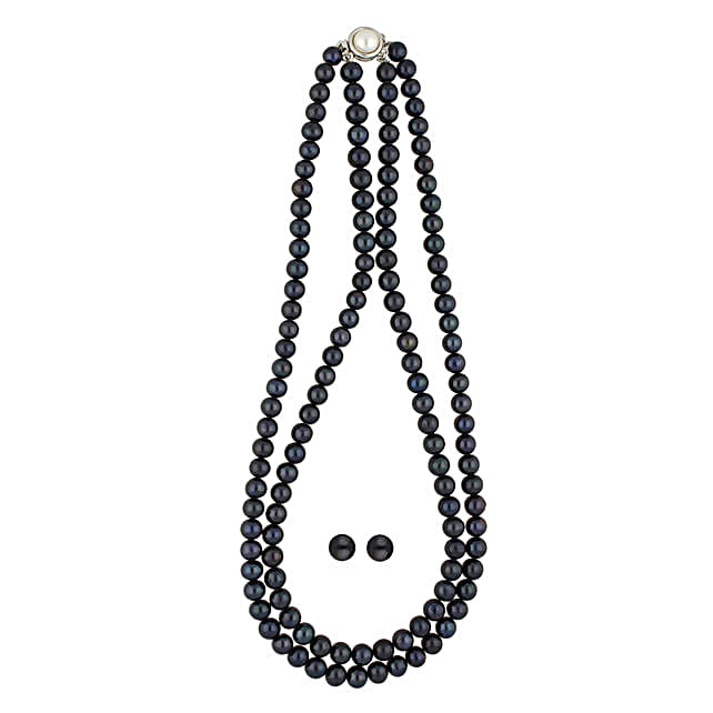 black pearl necklace online