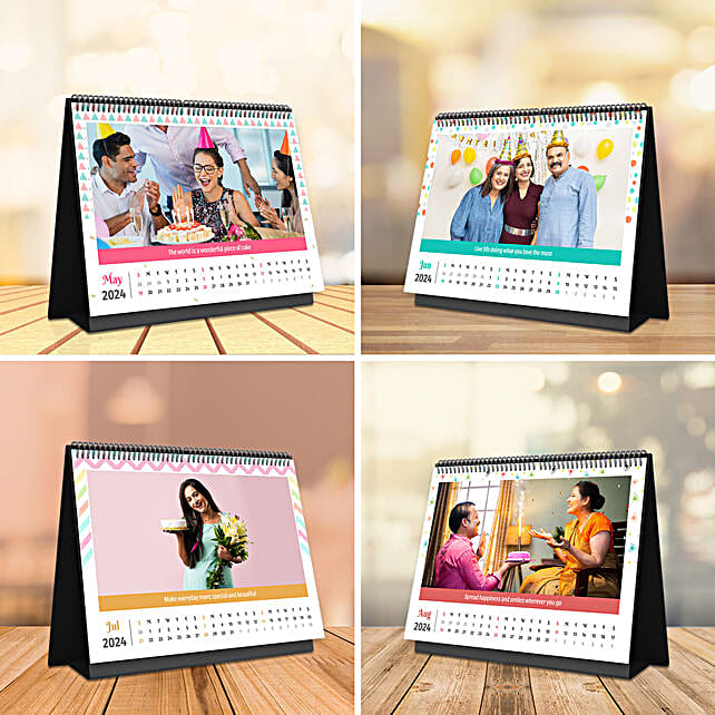 Buy/Send Personalised Happy Birthday Wishes Calendar Online Ferns N Petals