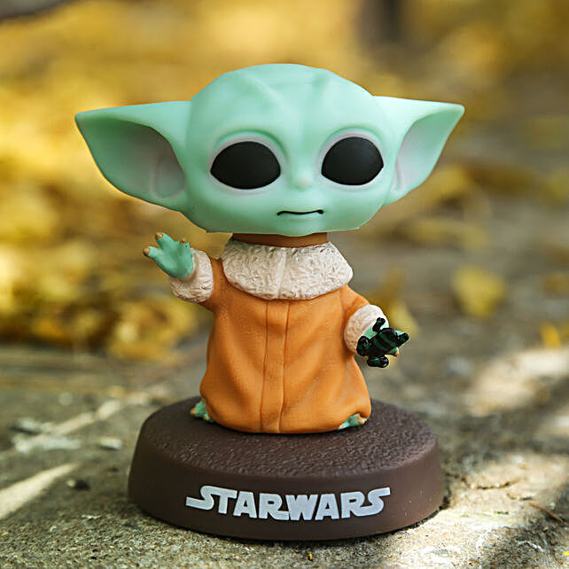 Buy Send Multicoloured Standing Baby Yoda Bobblehead Online Ferns N Petals