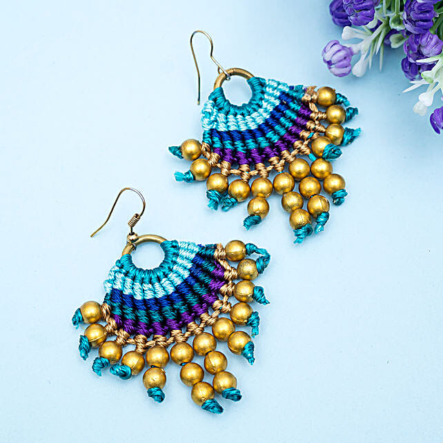 Buy/Send Gold Plated Tassel Earrings Online FNP