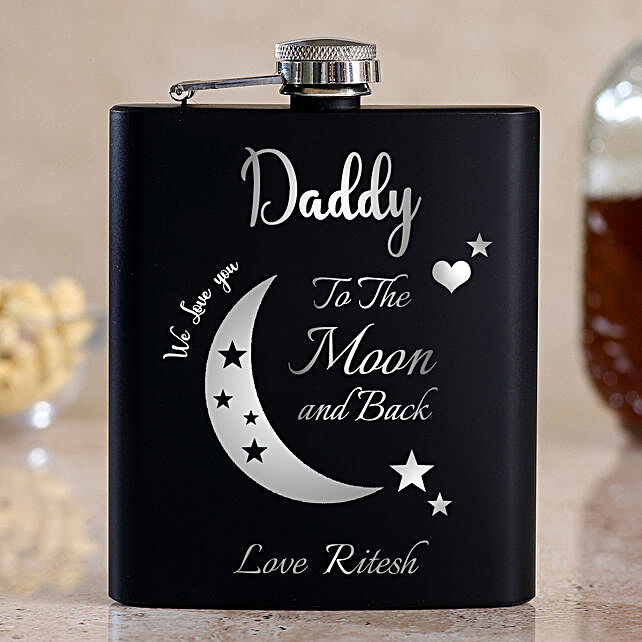 Personalised Hip Flask retro game 