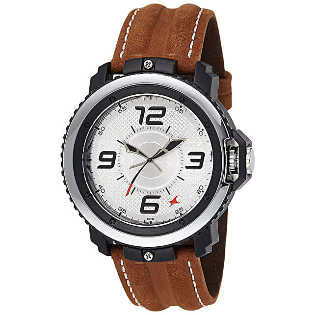 brown belt watches in fastrack