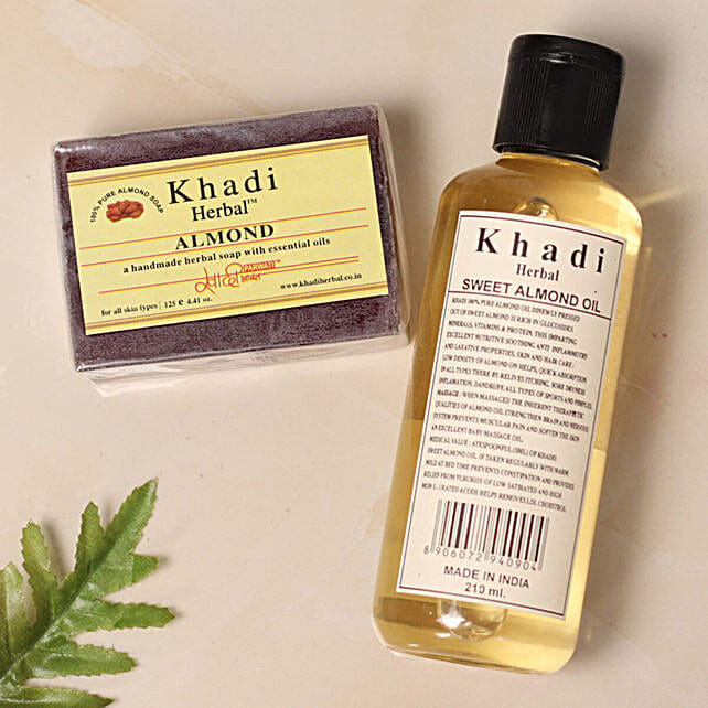 Buy/Send Khadi Almond Oil N Soap Combo Online FNP