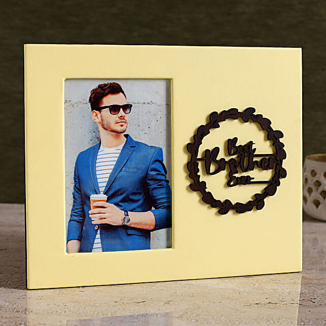 Buy/Send Personalised Best Brother Photo Frame Online FNP