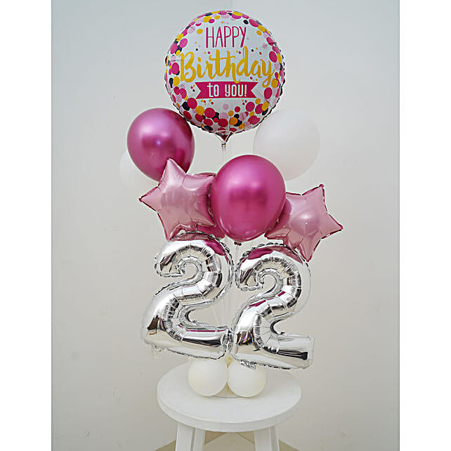 Happy 22nd Birthday Engraved Spoon & Fork Set - 304 Stainless Steel, Personalized Gift For Son, Daughter, Friends