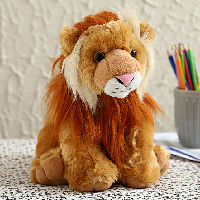 cuddly lion soft toy