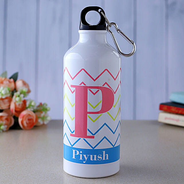 Buy/Send Personalised Zig Zag Water Bottle Hand Delivery Online FNP