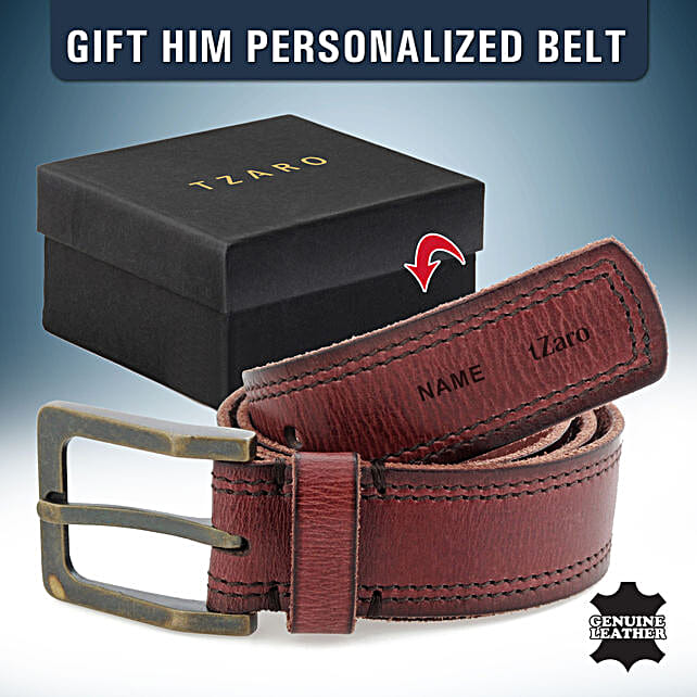 personalised belt