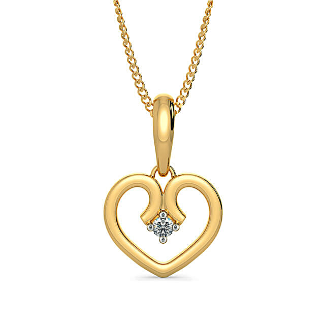 Bluestone Gold \u0026 Diamond Luchia Pendant 