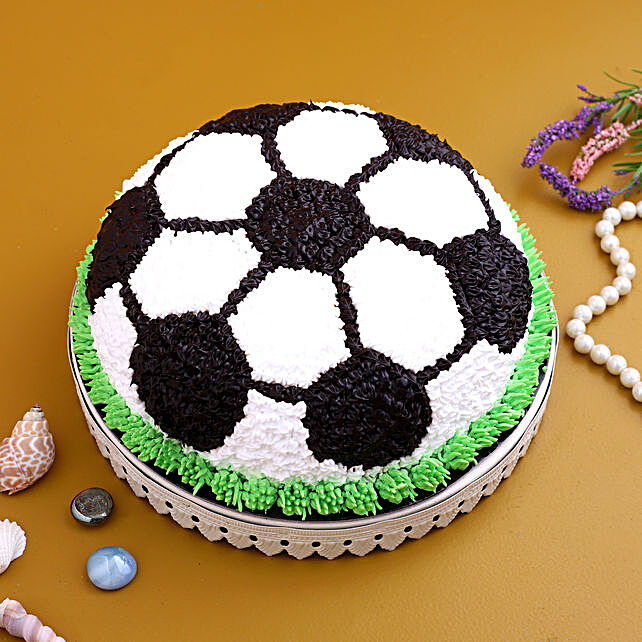 soccer ball cake pattern