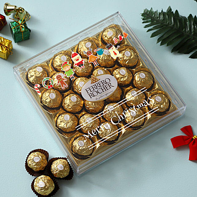 Buy/Send Christmas Greetings Ferrero Rocher Box- 24 Pcs Online- FNP